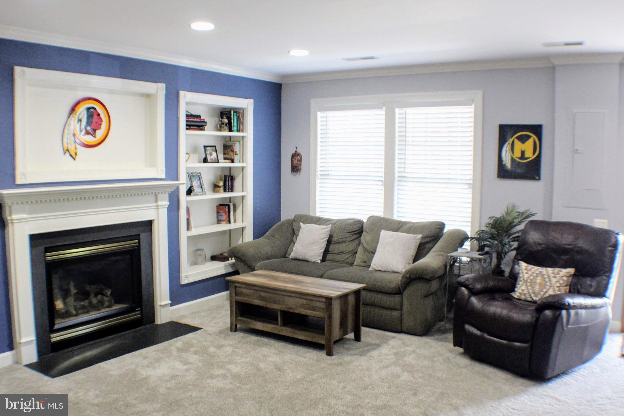 43059 Golf View Drive Chantilly, VA 20152 - Photo 36 of 46 Huge rec/living area with gas fireplace