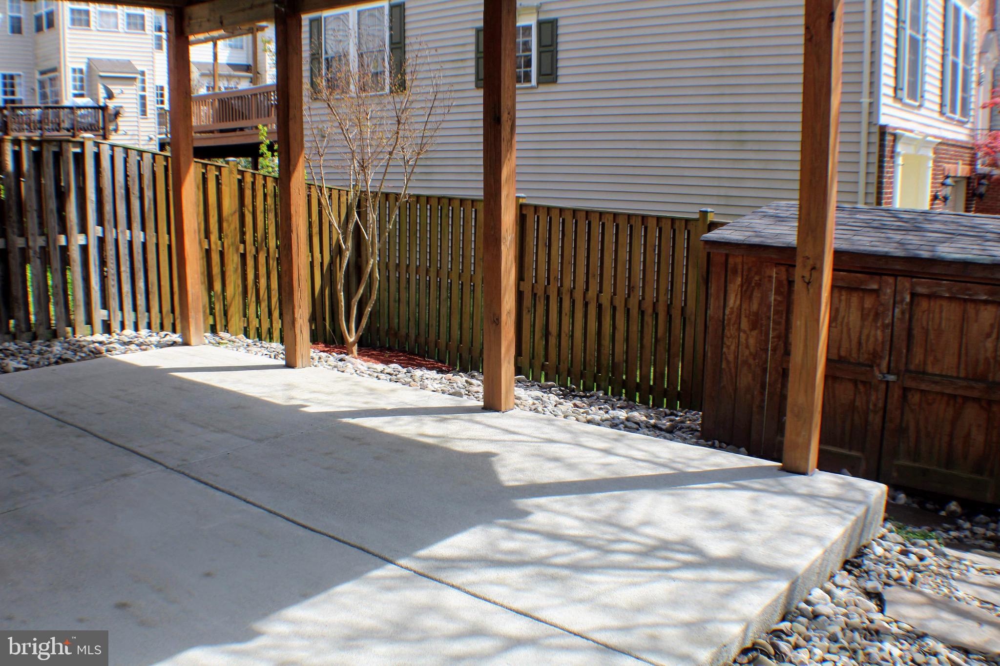 43059 Golf View Drive Chantilly, VA 20152 - Photo 44 of 46 Fenced concrete patio ('19) and yard area