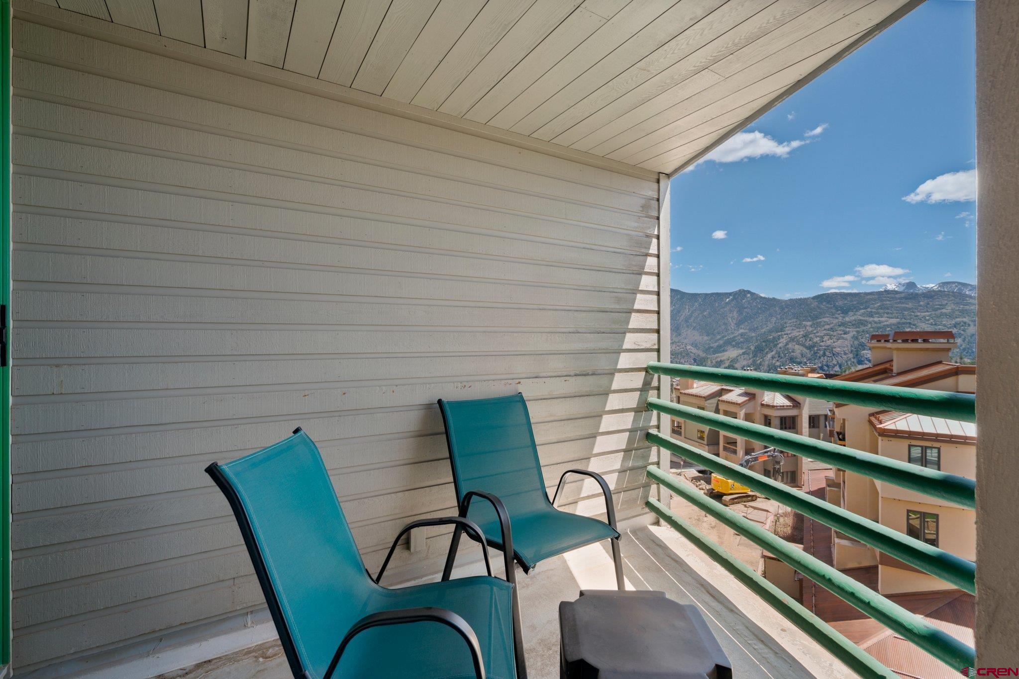 117 Needles Way, Unit 624 Durango, CO 81301 - Photo 16 of 32 a view of a two chairs in the balcony