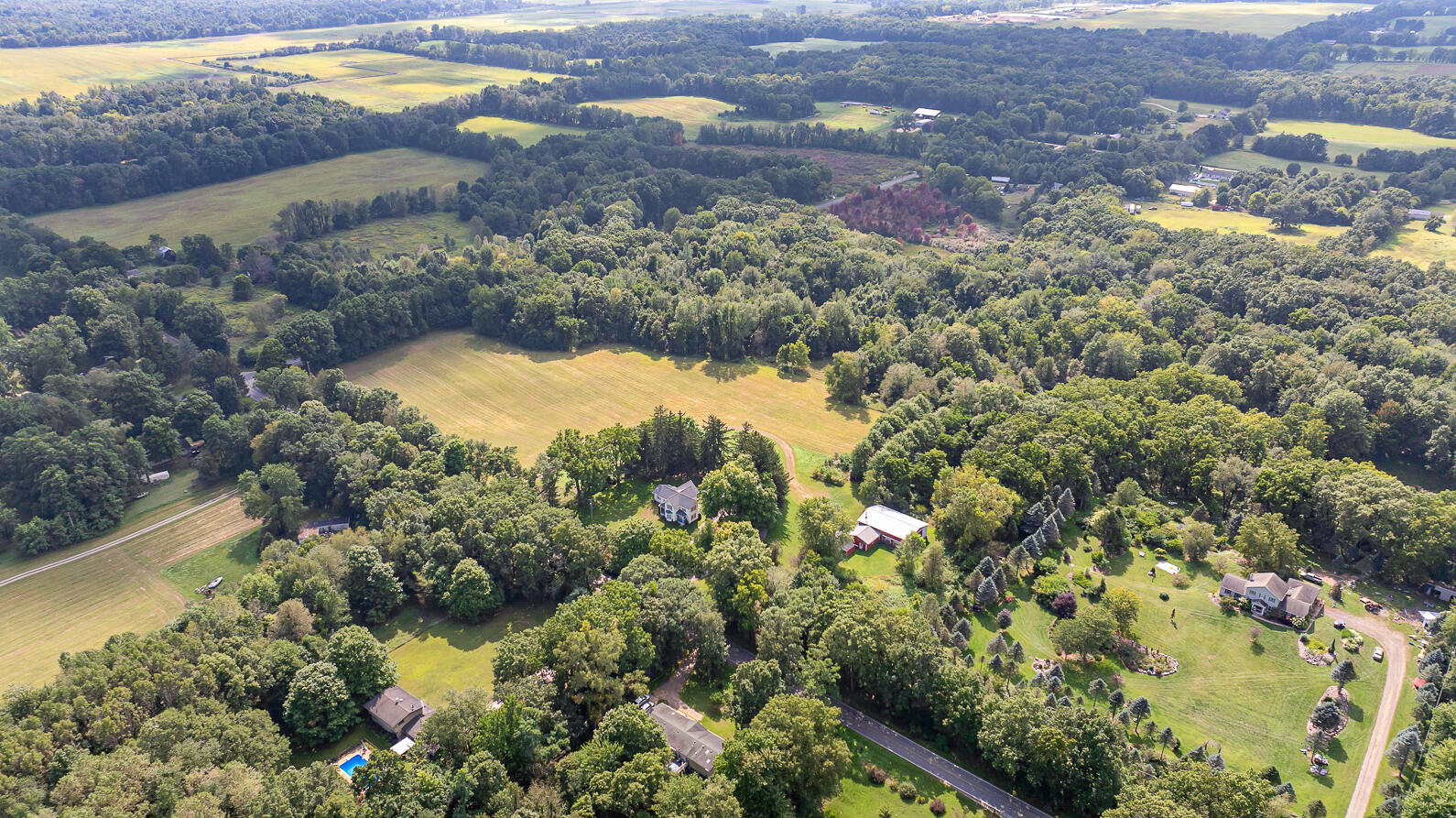 4640 Brown Road Parma, MI 49269 - Photo 40 of 47 7 - 4640 Brown Rd Parma MI (Aerial)