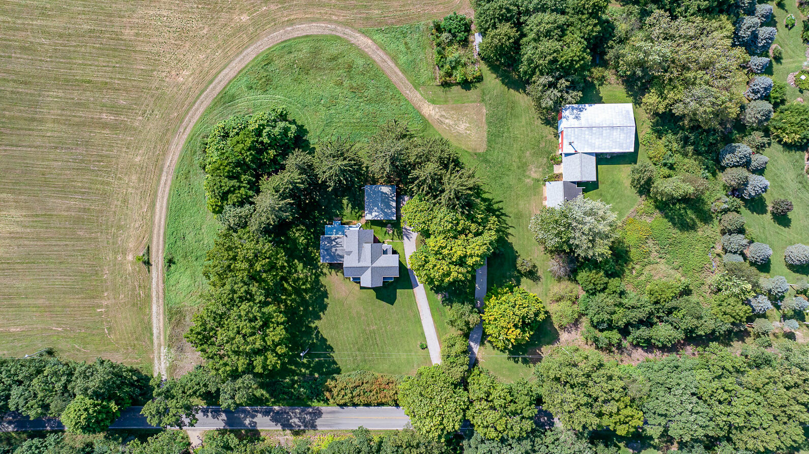 4640 Brown Road Parma, MI 49269 - Photo 44 of 47 14 - 4640 Brown Rd Parma MI (Aerial)