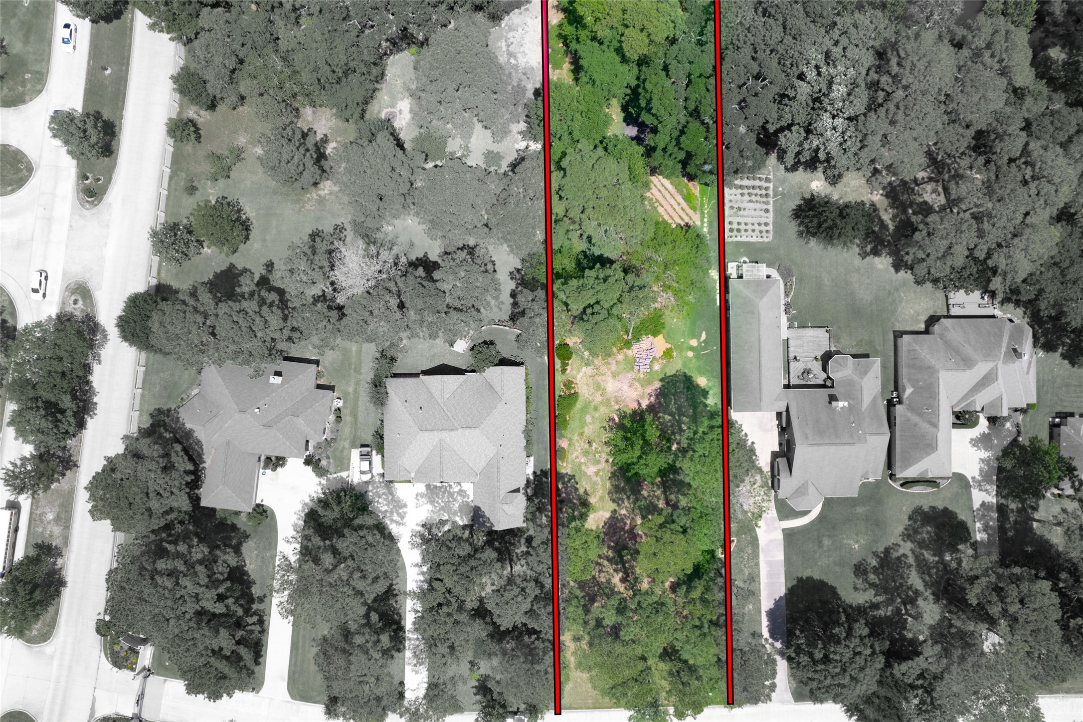 12868 Aries Loop Willis, TX 77318 - Photo 11 of 15 an aerial view of waterside residential house with outdoor space