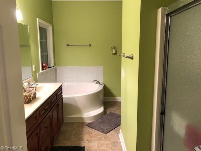 5956 Little Beane Store Road Seagrove, NC 27341 - Photo 15 of 17 Unfinished area upstairs with bath studded-in