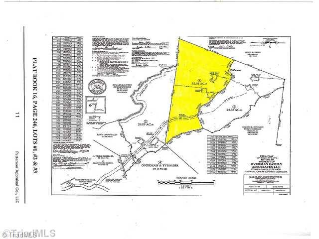 0 Cannon Ball Road Reidsville, NC 27320 - Photo 13 of 13 Plat Map.
