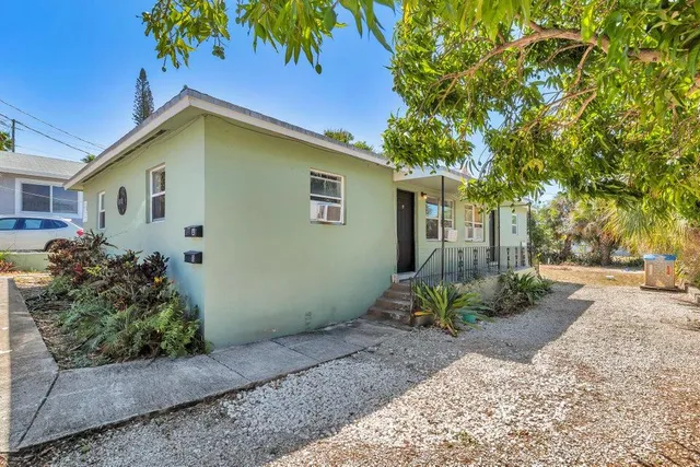 a house with a outdoor space