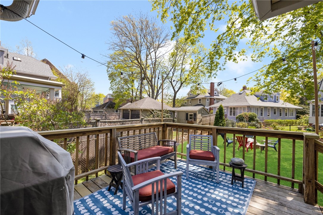 207 Rochambeau Avenue Providence, RI 02906 - Photo 35 of 39 south facing deck to overlooking backyard..