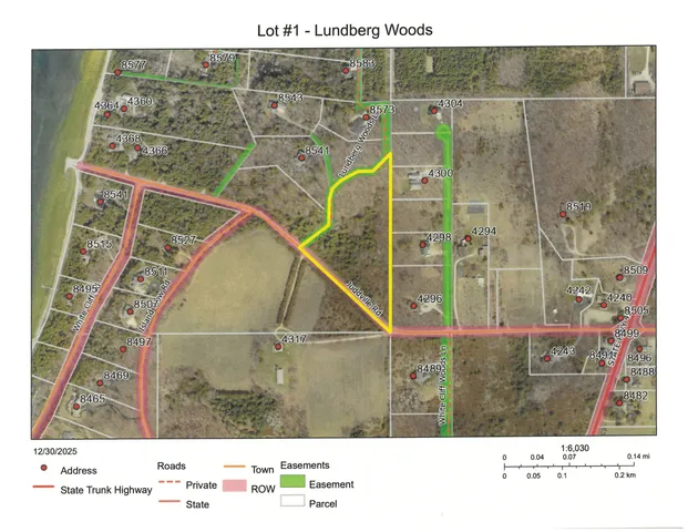 $180,000 | Lundberg Woods Lane, Fish Creek, WI 54212