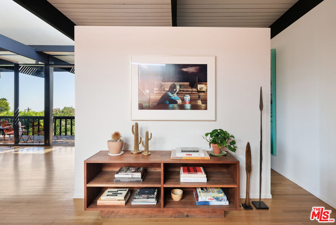 4520 Dundee Drive Los Angeles, CA 90027 - Photo 6 of 63 a living room with furniture and wooden floor