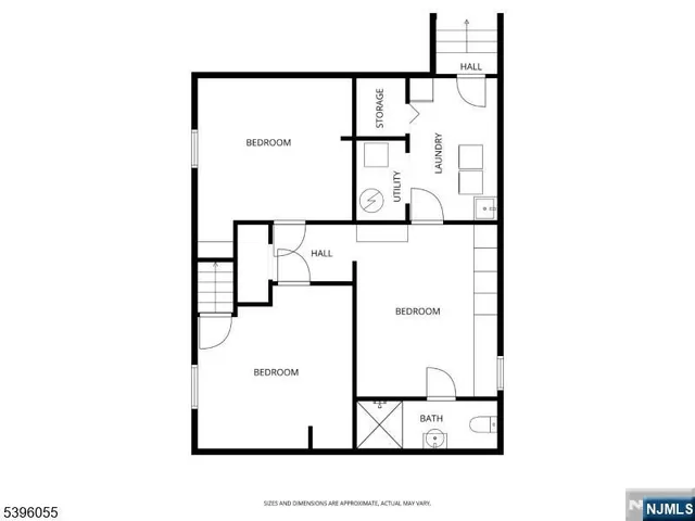 a picture of a bench in front of a door