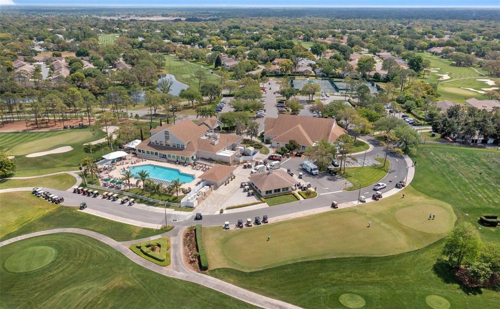 6409 Wedgewood Drive Spring Hill, FL 34606 - Photo 29 of 38 an aerial view of a house with a lake view