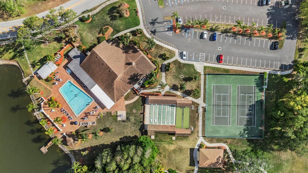 9302 Trowbridge Court New Port Richey, FL 34655 - Photo 38 of 41 an aerial view of a house