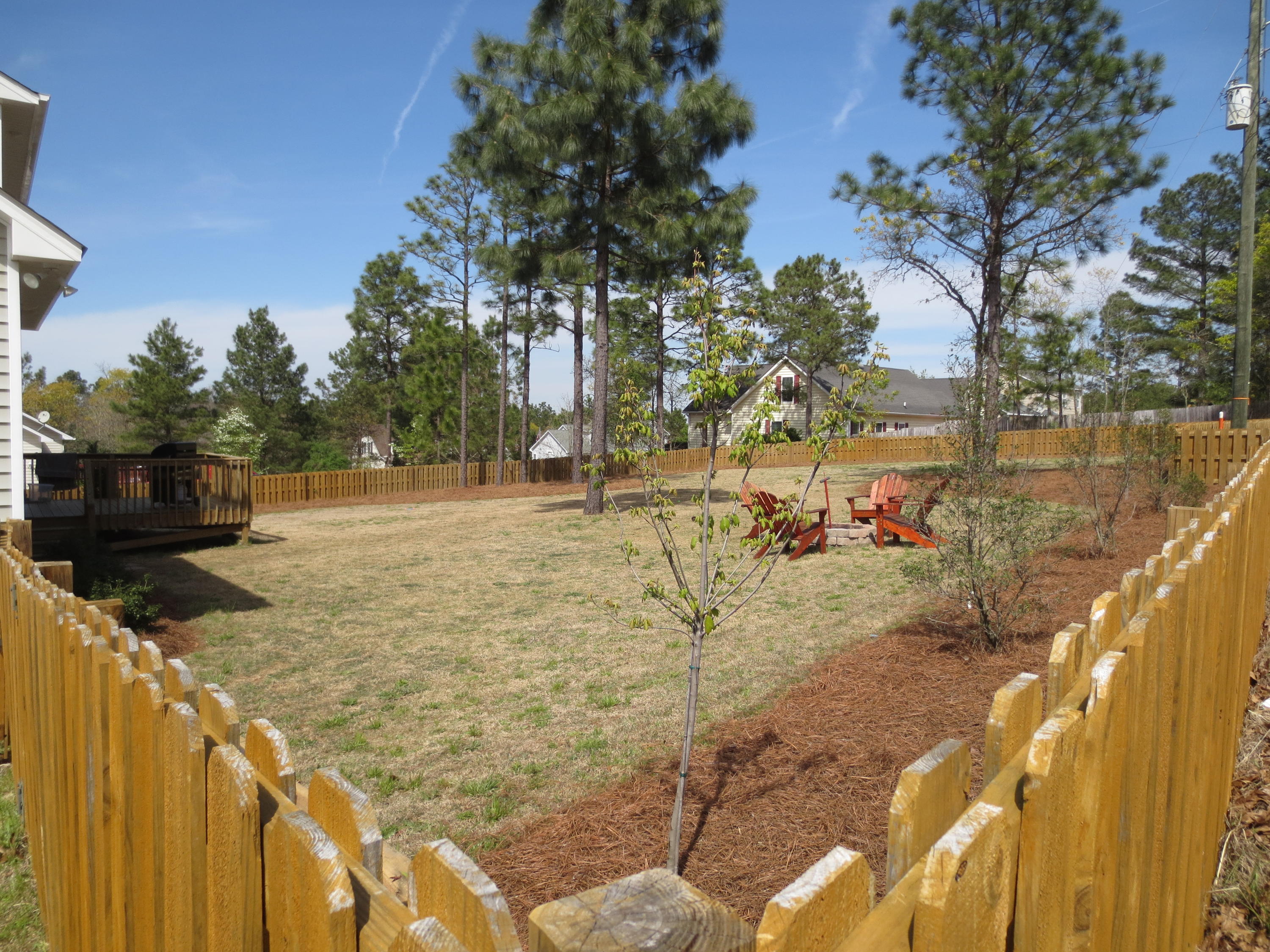 110 Queens Cove Way Whispering Pines, NC 28327 - Photo 21 of 24 Fenced backyard