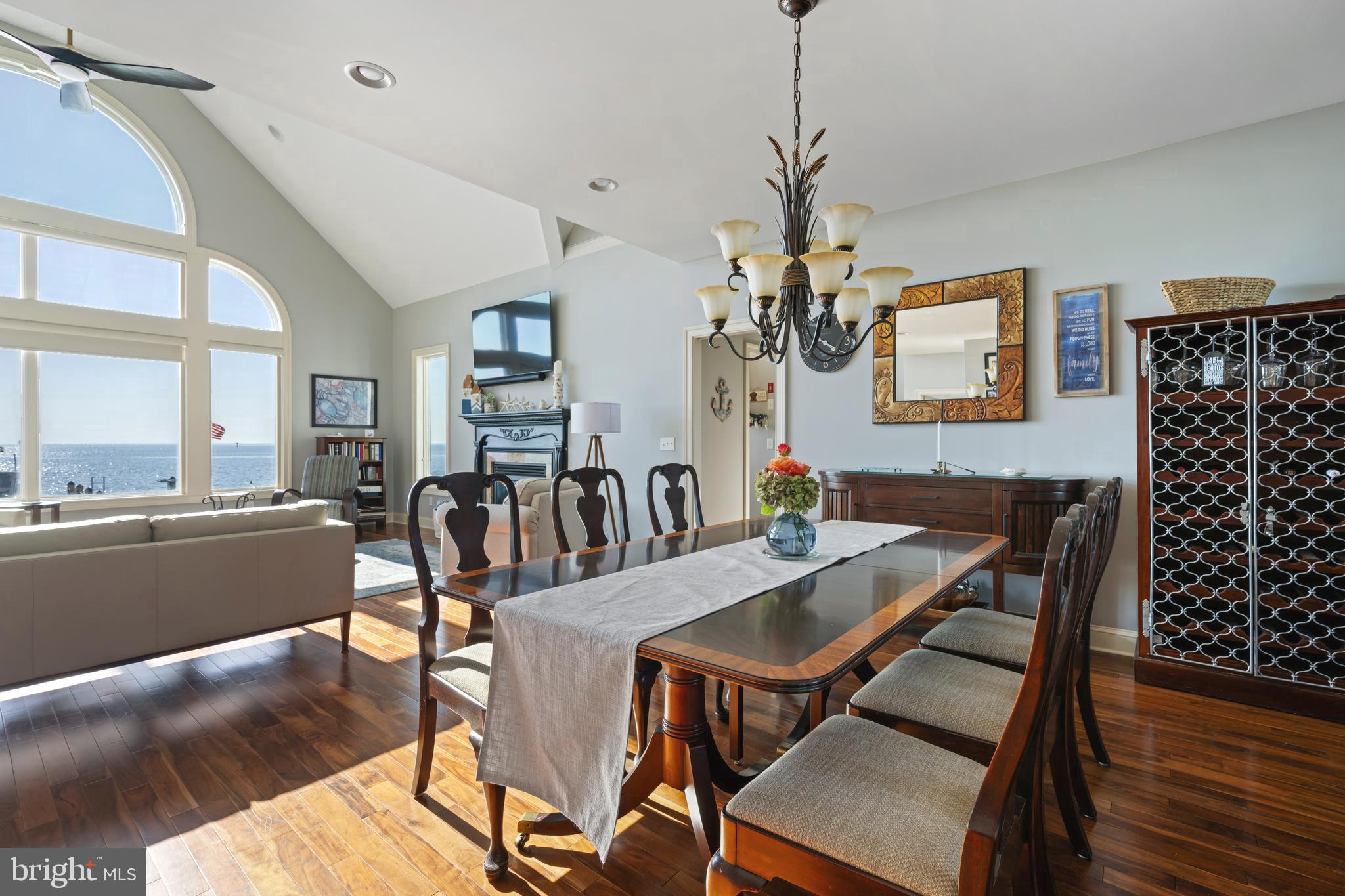 10482 Cassandra Drive Chance, MD 21821 - Photo 55 of 91 a view of a dining room with furniture window and wooden floor