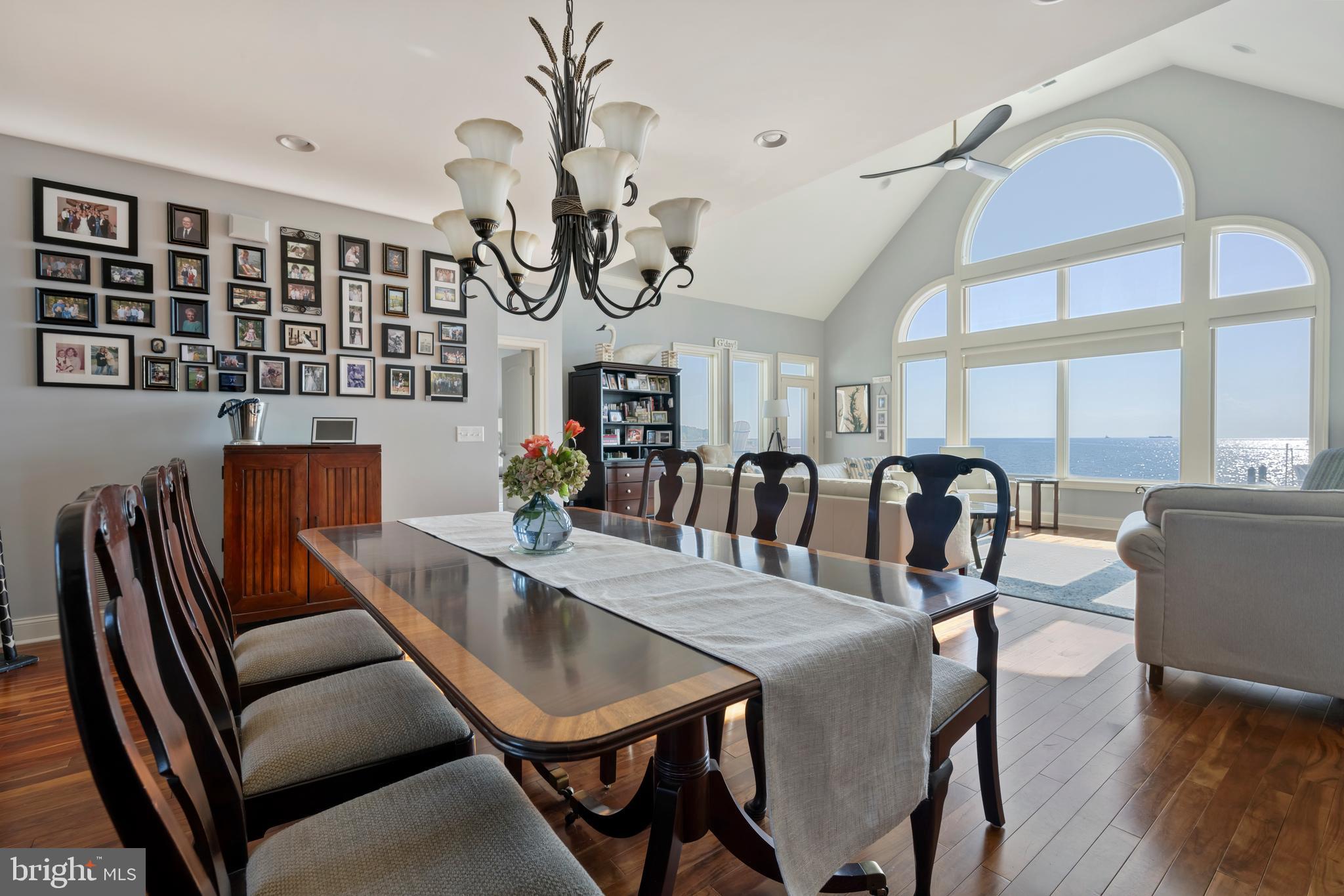 10482 Cassandra Drive Chance, MD 21821 - Photo 56 of 91 a view of a dining room with furniture window and wooden floor