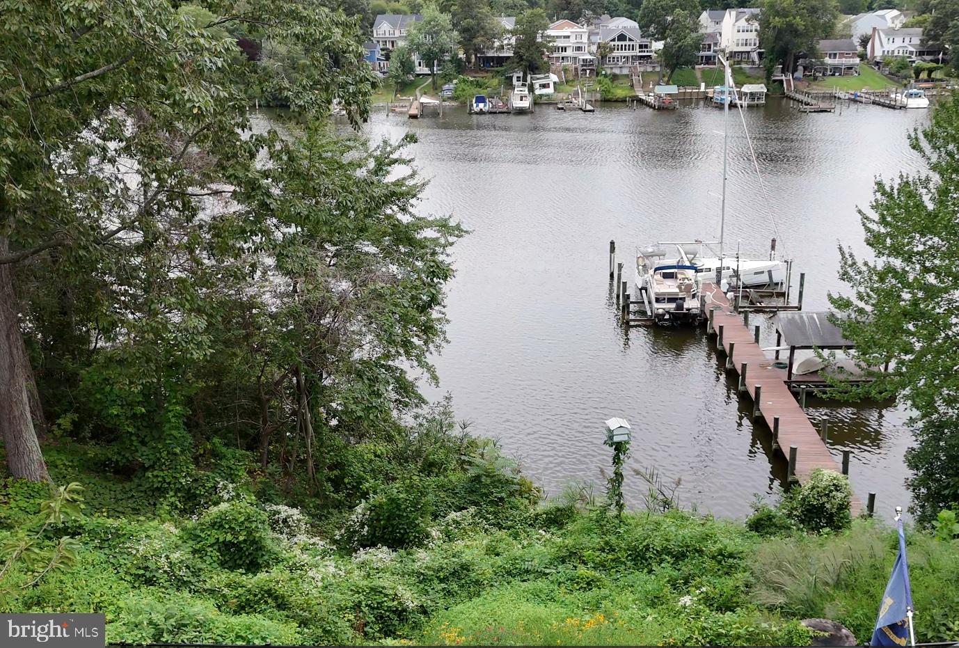 7720 West Shore Road Pasadena, MD 21122 - Photo 3 of 12 an aerial view of boats and trees all around