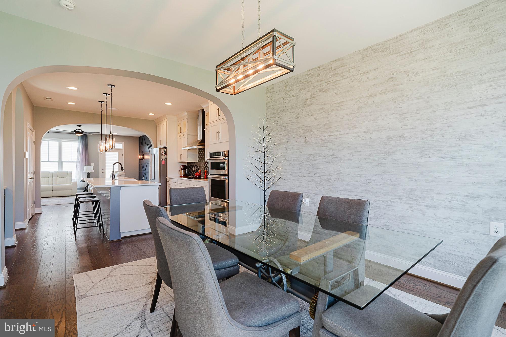 834 Lindley Road Frederick, MD 21701 - Photo 21 of 79 Fabulous dining area with wall treatment