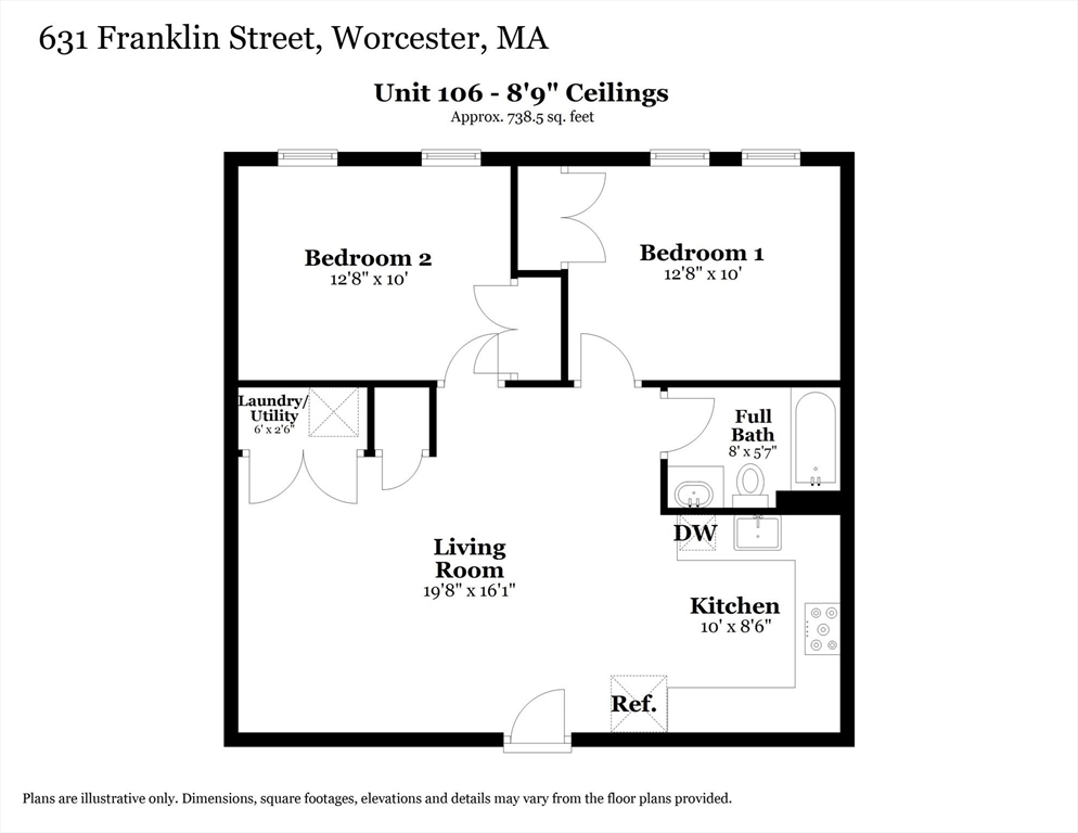 631 Franklin Street, Unit 106 Worcester, MA 01604 - Photo 20 of 36