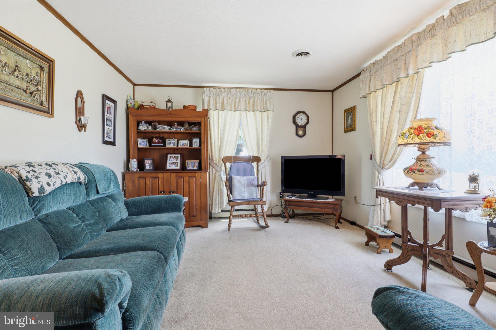 Cozy living space with warm charm.