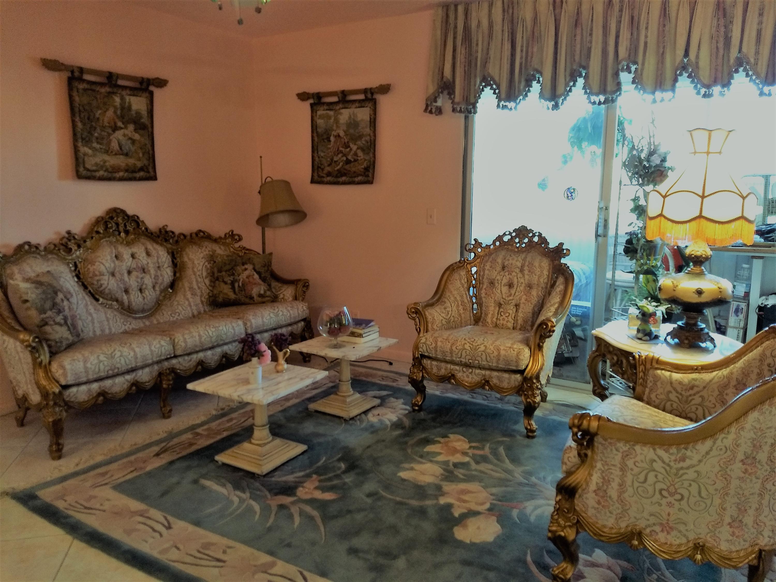 1042 Rexford Drive, Unit 1042 Boca Raton, FL 33434 - Photo 2 of 17 Elegant Living Room
