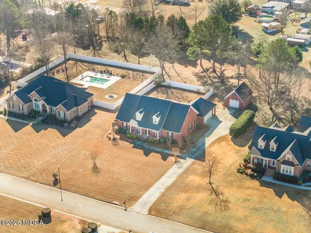 a view of a swimming pool