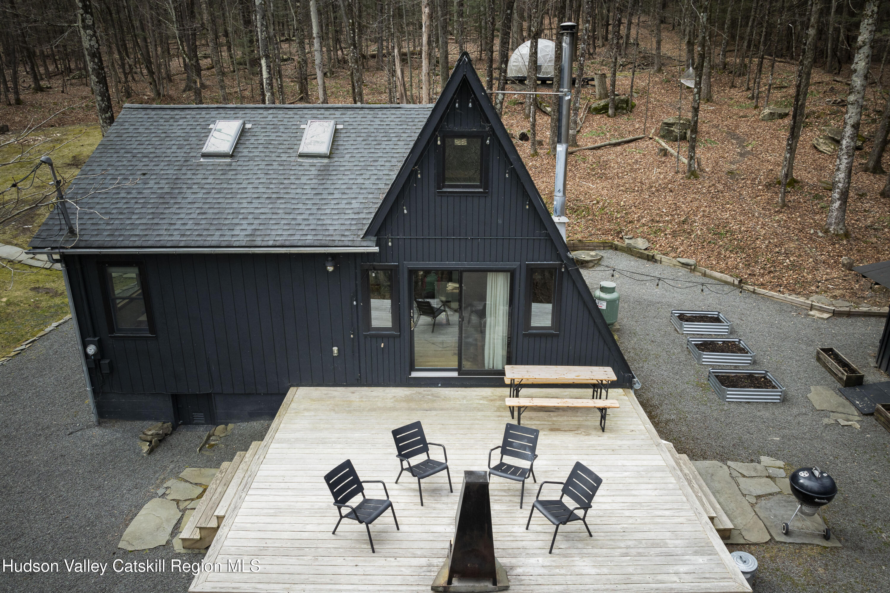 44 Smith Lane Grahamsville, NY 12740 - Photo 1 of 34 a house view with a outdoor seating