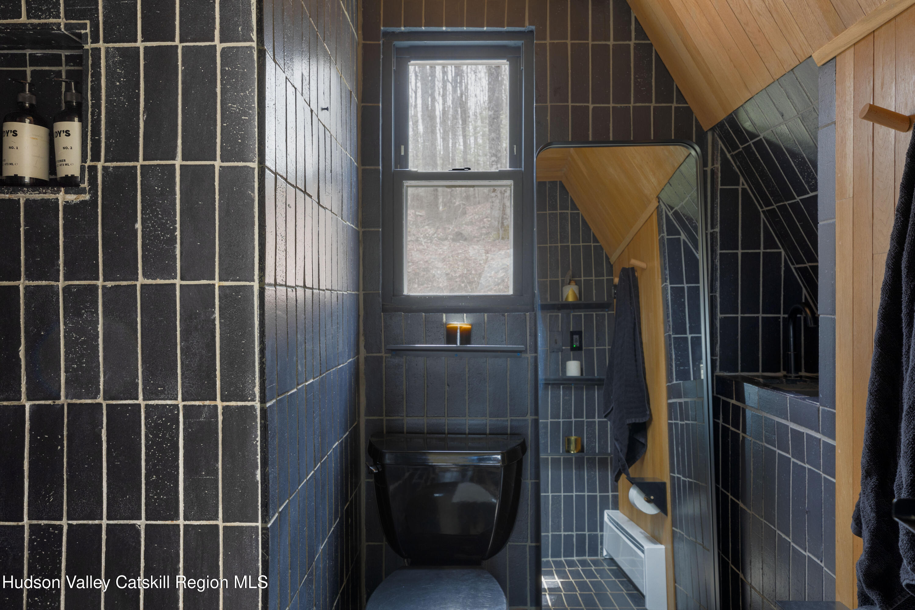 44 Smith Lane Grahamsville, NY 12740 - Photo 17 of 34 a bathroom with a sink toilet and shower