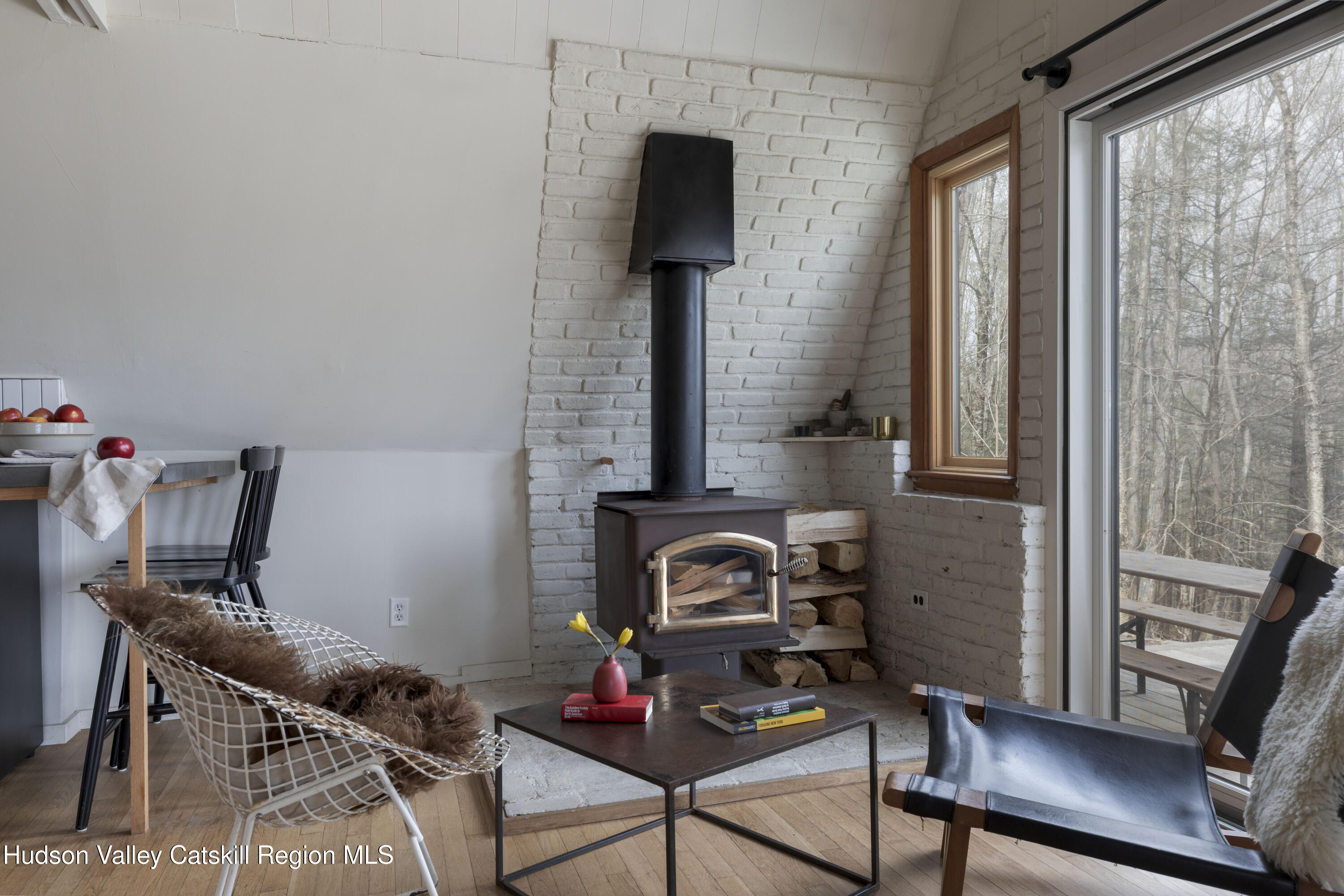 44 Smith Lane Grahamsville, NY 12740 - Photo 5 of 34 a view of a workspace with furniture and a window