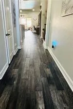 a view of entryway with livingroom