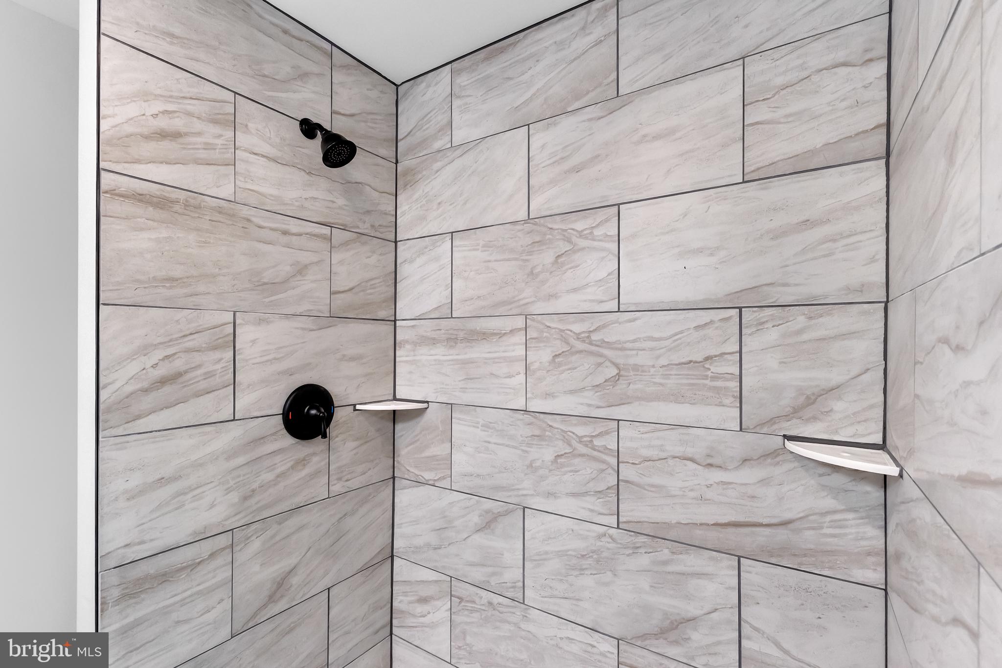 30536 Bennett Road Salisbury, MD 21804 - Photo 12 of 27 Sleek modern shower with elegant tiles.