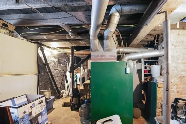 a view of storage and utility room