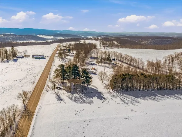 a view of a city with ocean
