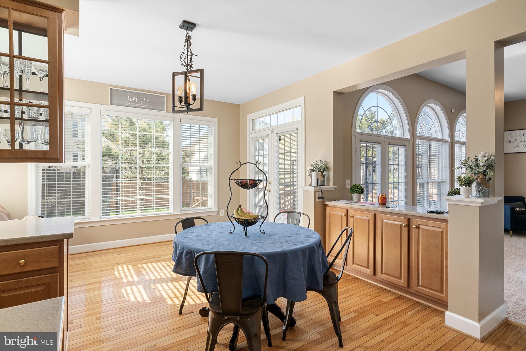 4016 Sapling Way Triangle, VA 22172 - Photo 18 of 56 a view of a dining room with furniture window and outside view