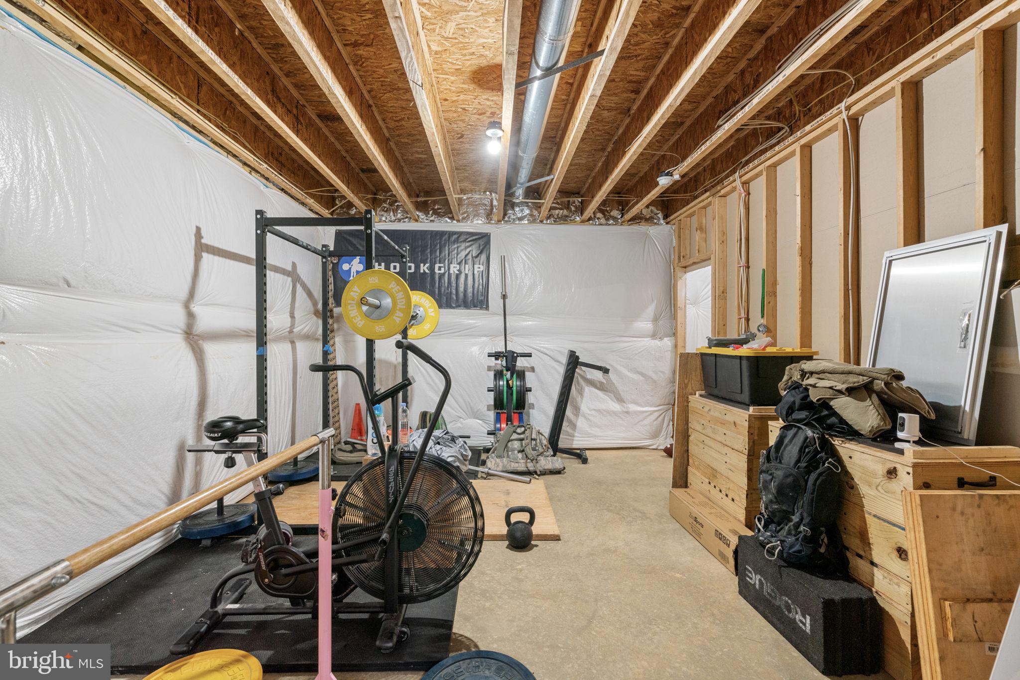 4016 Sapling Way Triangle, VA 22172 - Photo 48 of 56 a view of a room with gym equipment