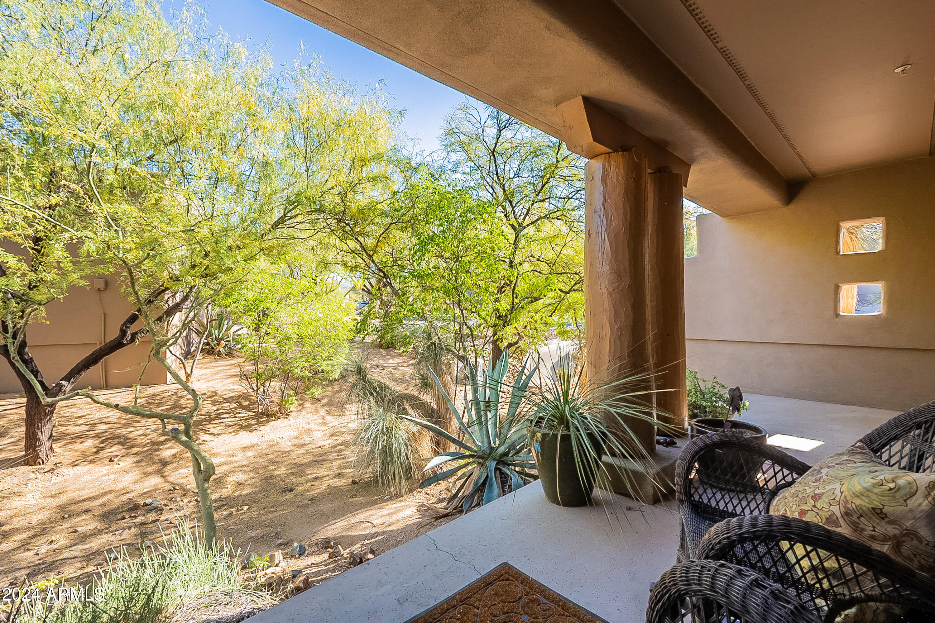 36601 North Mule Train Road, Unit B14 Carefree, AZ 85377 - Photo 52 of 67 Private patio on Junior Suite side