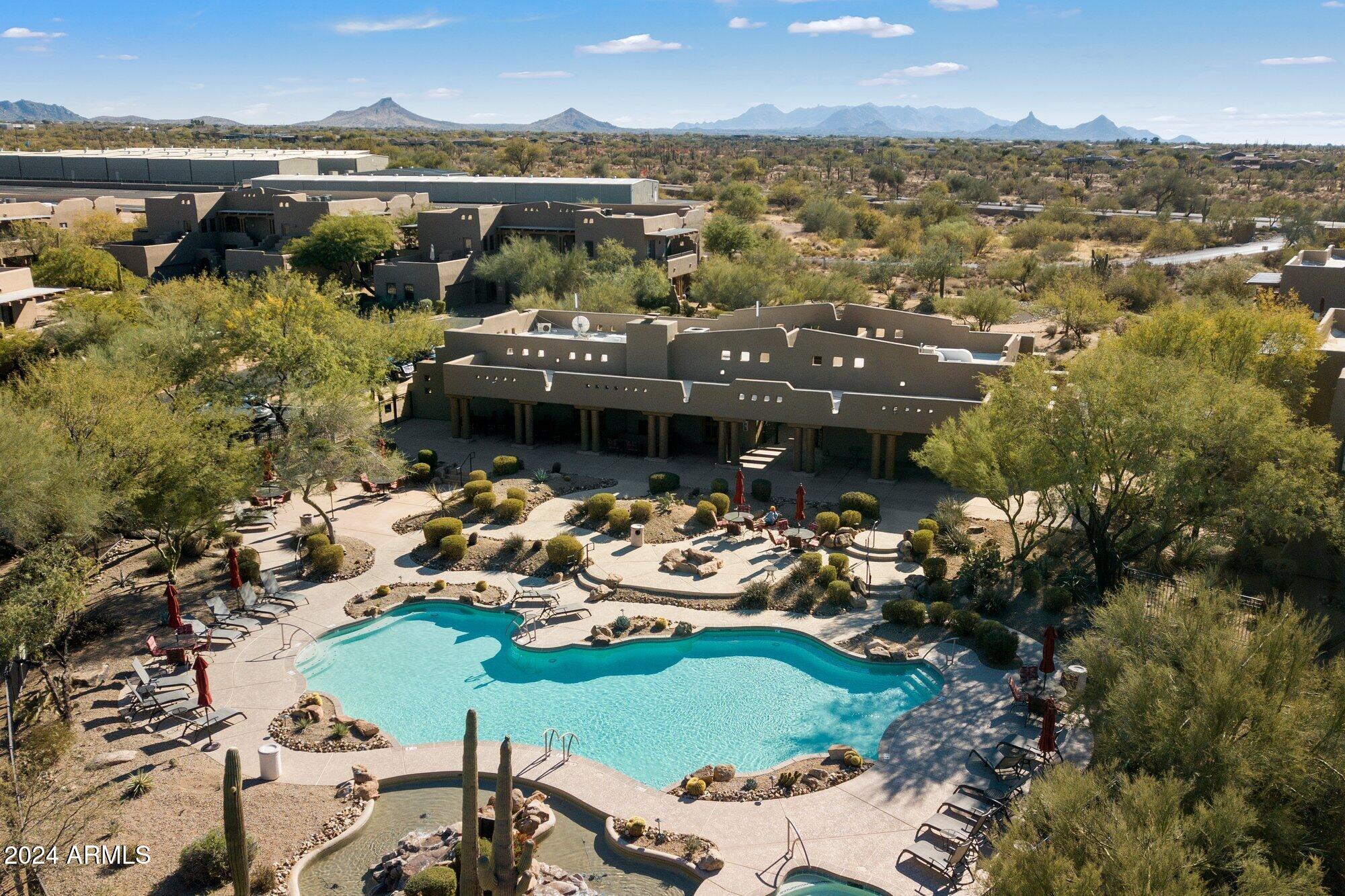 36601 North Mule Train Road, Unit B14 Carefree, AZ 85377 - Photo 58 of 67 Enormous community pool and clubhouse