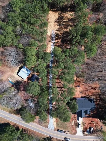 an aerial view of a city with lots of residential buildings