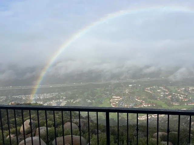 a view of city and roof