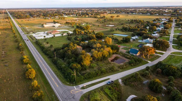 a view of a city and a mountain view
