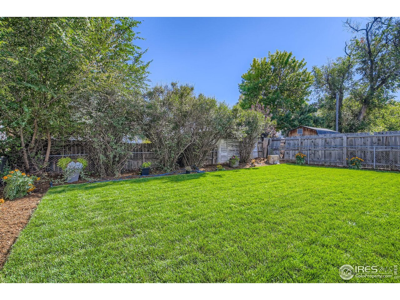 604 Colorado Street Fort Collins, CO 80524 - Photo 28 of 32 a view of a backyard with a garden