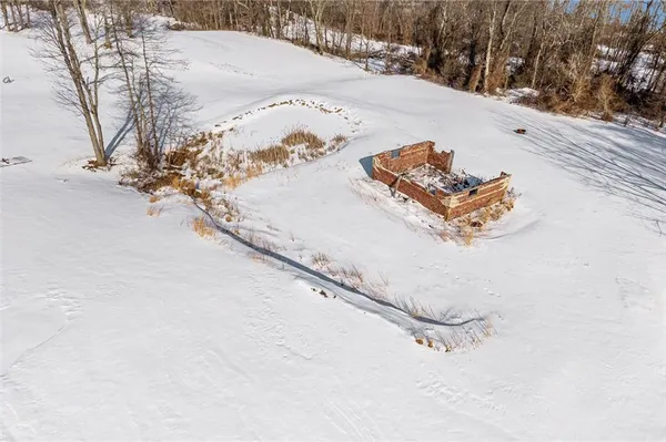 a view of a lake with a mountain