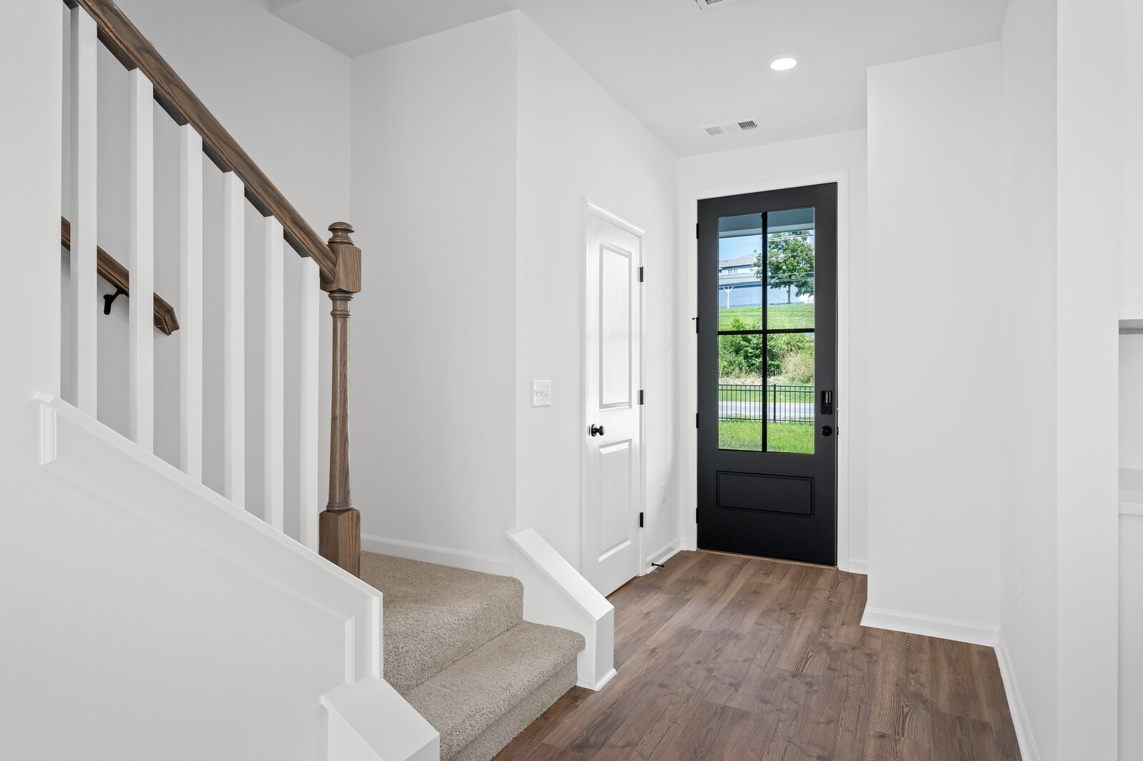 402 Blair Road Smyrna, TN 37167 - Photo 18 of 27 a view of hallway with wooden floor and stairs