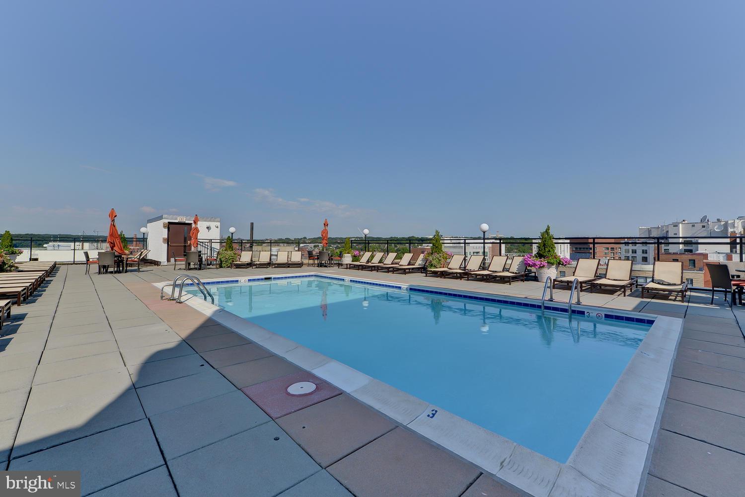 940 25th Street Northwest, Unit 514S Washington, DC 20037 - Photo 25 of 30 Rooftop oasis with stunning views.