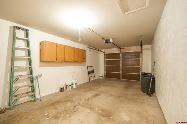 a view of a room with storage and utility