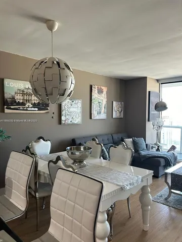 a living room with a couch and a table