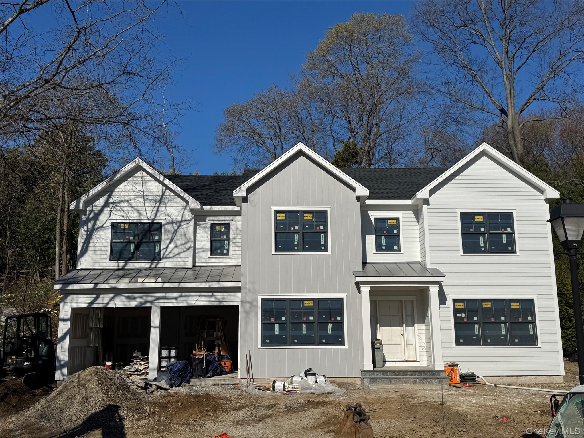 a view of house and street