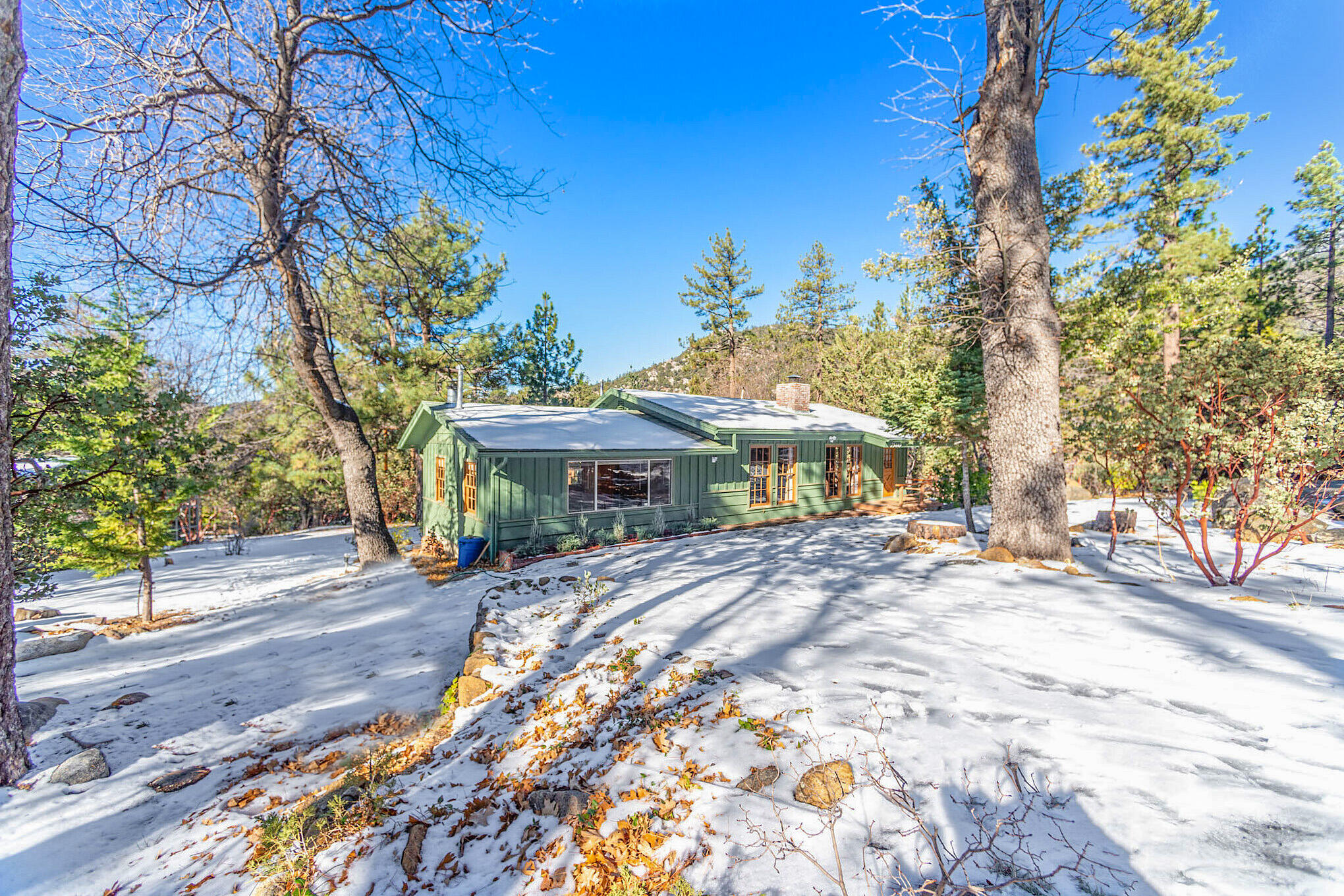 25465 Seneca Road Idyllwild, CA 92549 - Photo 3 of 38 a view of a house with a yard