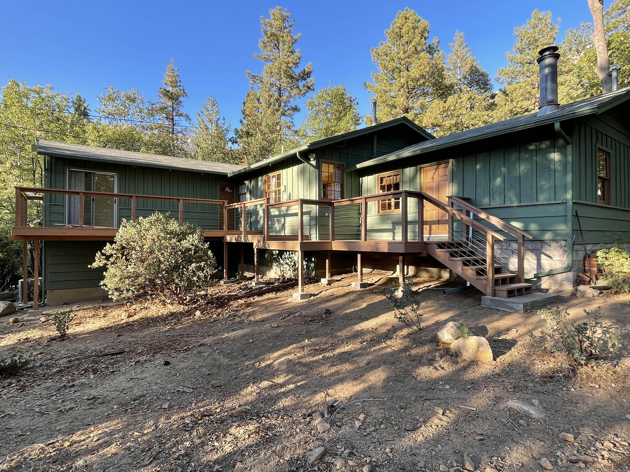 25465 Seneca Road Idyllwild, CA 92549 - Photo 32 of 38 a view of a house with a large windows