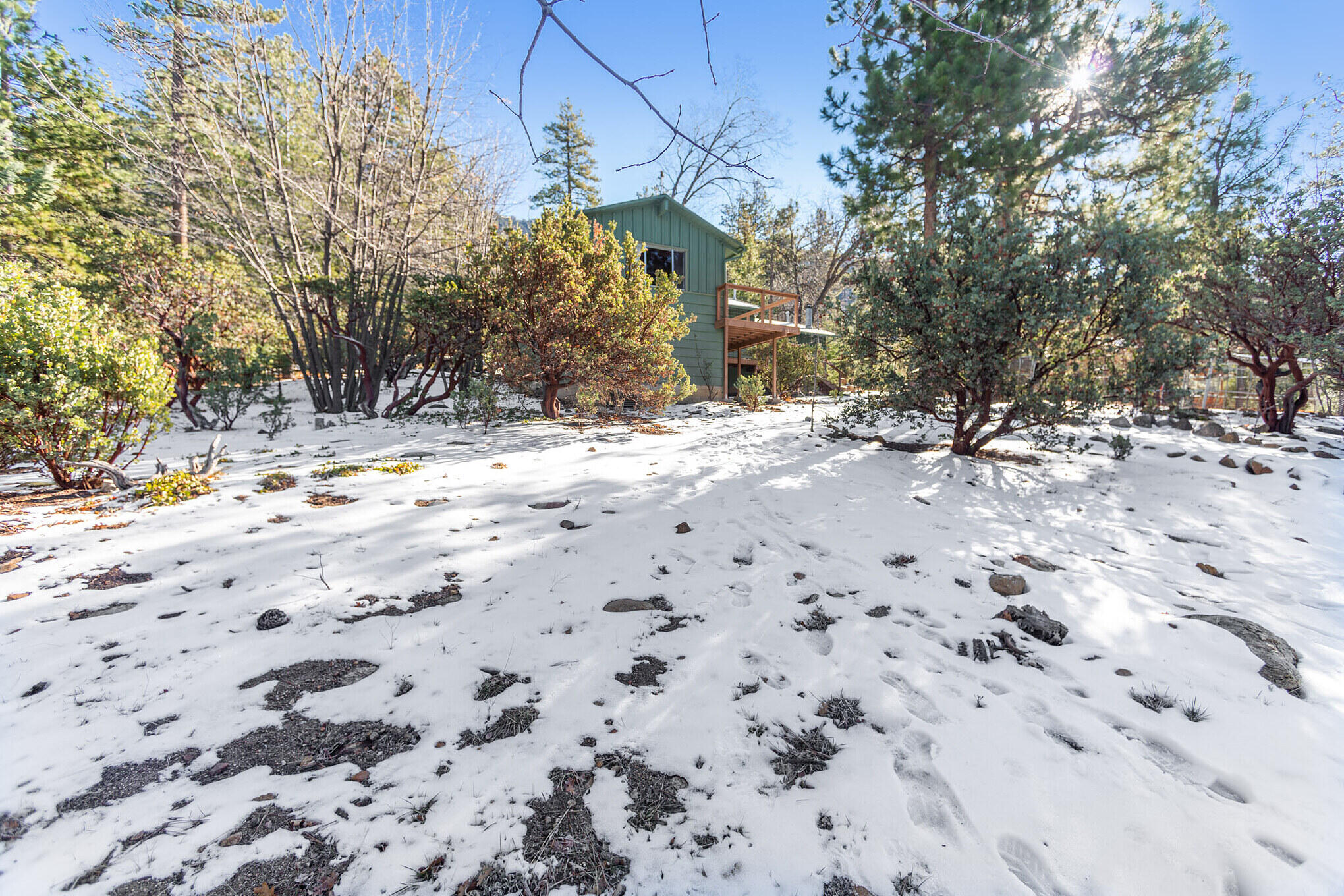 25465 Seneca Road Idyllwild, CA 92549 - Photo 33 of 38 a view of a road with a snow on the road