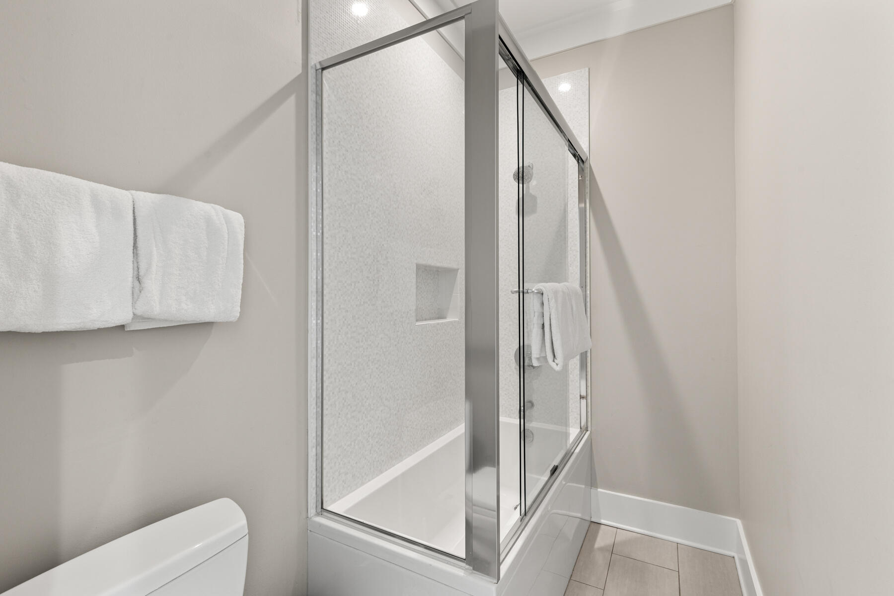 8947 East County Highway 30A Inlet Beach, FL 32461 - Photo 28 of 55 a bathroom with a shower and a sink