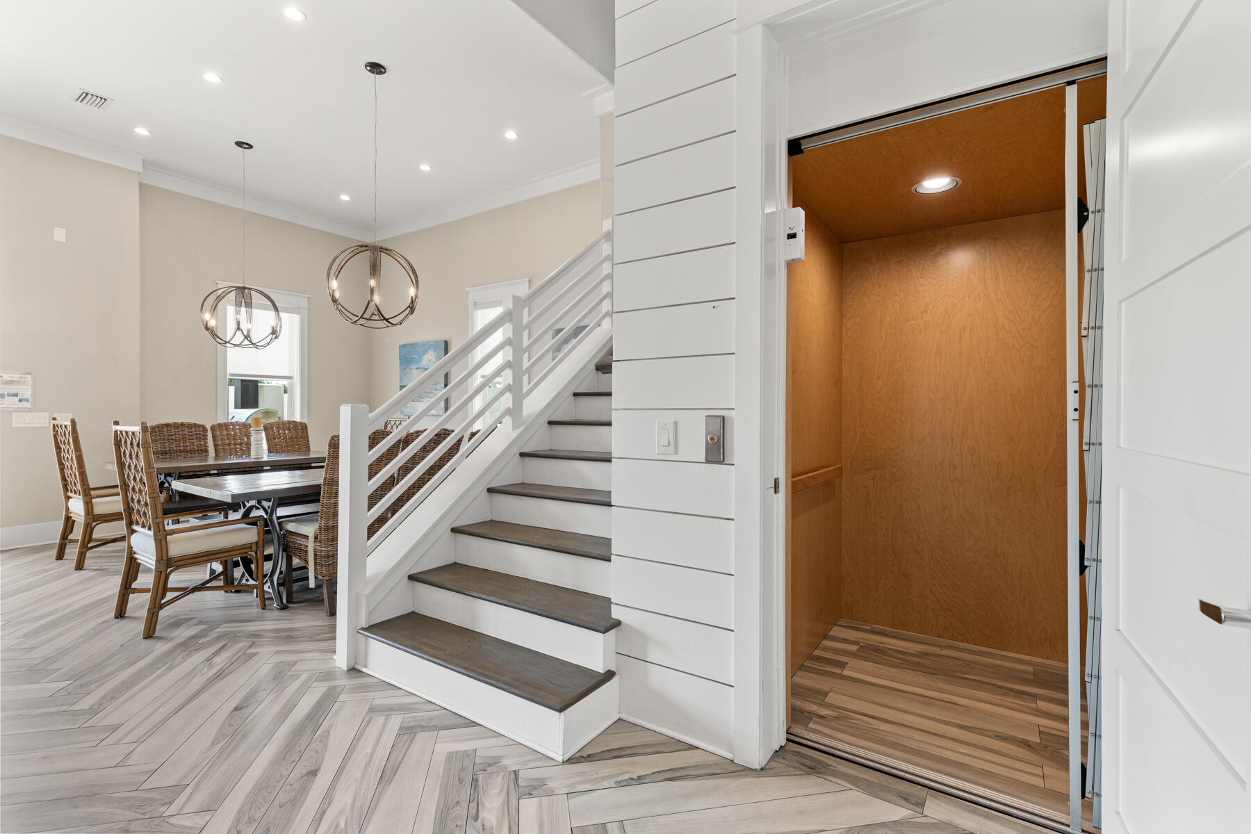 8947 East County Highway 30A Inlet Beach, FL 32461 - Photo 44 of 55 a view of entryway and hall with wooden floor